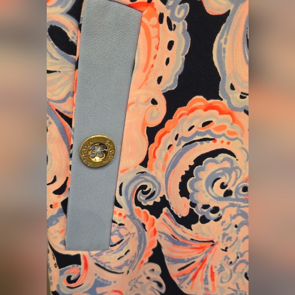 Lilly Pulitzer Amgie Stretch Shift Dress Size 16 - Picture 3 of 6